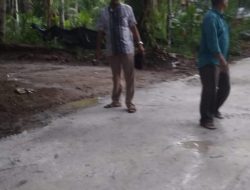 LSM BAKORNAS DPC ACEH SINGKIL ANGKAT BICARA TENTANG PROYEK PEMBUATAN JALAN DAN TALUT DESA SIOMPIN KECAMATAN SURO MAKMUR KABUPATEN ACEH SINGKIL