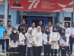 Publikasipendidikan.com|Lapas Muara Enim ikuti Kegiatan Koordinasi dan Sinkronisasi Data Laporan Rencana Aksi Nasional (RAN) P4GN bersama BNNK Muara Enim