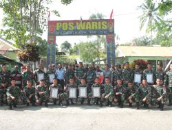 BERHASIL MENERIMA SENJATA RAKITAN SECARA SUKARELA, SATGAS YONIF 126/KC TERIMA PENGHARGAAN