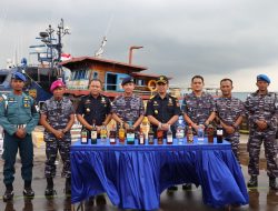 Sinergitas TNI AL berhasil Gagalkan Penyelundupan Minuman Beralkohol senilai 4.38 M