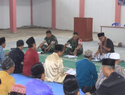 Satgas TMMD ke-115 Kodim 0612/Tasikmalaya, Korem 062/Tn Doa Bersama Dengan Warga Setempat