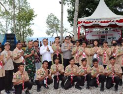 Napak Tilas Kaldera Toba Kapolres CUP Tahun 2022, Kapolres Toba : Tingkatkan Jiwa Patriotisme Serta Cinta Tanah Air Di Kalangan Generasi Muda