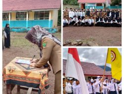 Pelantikan OSIS SMPN 2 Talang Padang Bangkit Oleh kepala Sekolah Ibu Endang Sartika,S.pd