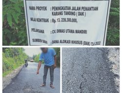 Proyek bermasalah Ketum PW GNPK RI Sumsel Akan Laporkan Pemborong