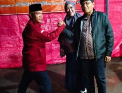 Perguruan Elang Sakti Empat Lawang Unjuk Ilmu Kanuragan di Stasiun Kereta Api