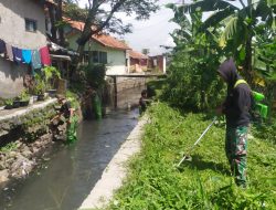 Suasana Seram di Aliran Anak Sungai Cimariuk, Kini Tak Nampak Lagi Setelah Dibersihkan Sub 3 Margahayu Sektor 7