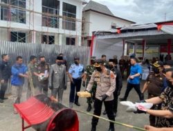 Kapolres Empat Lawang Hadiri Pemusnahan Barang Bukti Tindak Pidana Umum di Kejaksaan  Negeri Empat Lawang