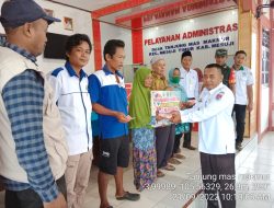 PEMERINTAH DESA TANJUNG MAS MAKMUR KEMBALI MELAKUKAN PENYALURAN PEMBAGIAN DANA BLT DD TAHAP KE 3 KEPADA 112 KPM