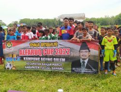 Pondok Pesantren Nurul Ikhlas Pimpinan Kh. Masykur al faruq Mengadakan Turnamen Sepakbola Piala ALFARUQ CUP Untuk usia 10 Tahun dan usia 12 Tahun ada hari minggu 20 November 2022 lalu.