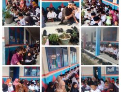 Sekolah dasar negeri 01kecamatan Lintang kanan mengadakan kegiatan rutinitas Jumat barokah