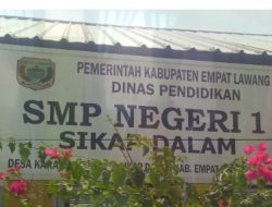 Keteteran lagi Dugaan Kejangalan Laporan Penyaluran Dana Bos Leguler DI SMP NEGERI 1Sikap Dalam Selama 4 Tahun