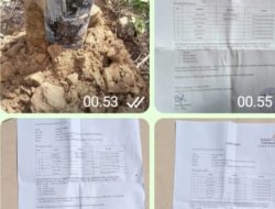 DIDUGA INSTALASI PT.TELKOMSEL INDONESIA MGR ACCESS OPTIMA DATA DAN MAINTENANCE LAMPUNG ASAL PASANG TIANG TANPA IZIN  KADES DAN MASYARAKAT SETEMPAT