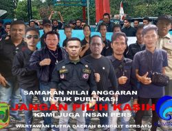 Aksi Damai Aliansi Wartawan Menuntut Keterbukaan Angaran Publikasi dan Putra Pribumi Jangan di Anak Tirikan di kabupaten  Empat Lawang