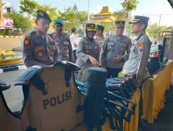 Inginkan Kamtibmas Aman Jelang Bulan Ramadhan, Kapolres Sampang Cek Ranmor Dinas Polri