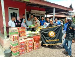 DPC Lembaga Investigasi Negara (LIN) Berikan Bantuan Kepada Korban Kebakaran di Paiker