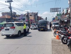 Situasi Kondisi Arus Mudik H-3 di Kabupaten Toba