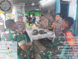 Sinergitas Polri-TNI Bersama Stake Holder Lainnya Kompak Dalam Pengamanan Arus Mudik Dan Arus Balik Di Toba