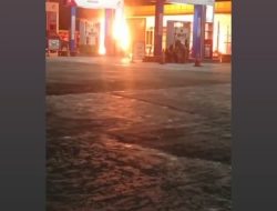 Terjadi kebakaran di pom binsin TL gunung Empat Lawang