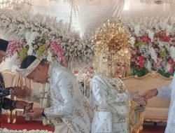 Hadiri Undangan Ketua Bawaslu Sumsel Di Pagar Alam Bupati Empat Lawang Joncik Muhammad Jadi Saksi Di Pernikahan Sintia Dan Falbi