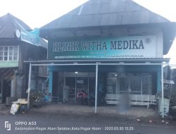 DPD LSM BAKORNAS Meminta APH Menutup klinik Witha Medika Pagar Alam Kerena di Duga Tidak Memiliki Intalasi Pembuangan Air Limba (IPAL