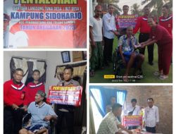 Pemerintahan Kampung Sidoharjo Melakukan Penyaluran Bantuan Tunai Pembagian BLT Tahap Ke 1 Tahun 2023 Kepada 26 KPM.