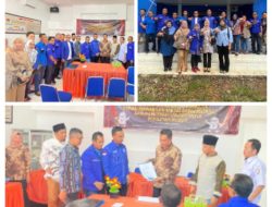 Puluhan Kader dan Simpatisan PAN Secara Serentak Datangi Kantor KPUD Empat Lawang