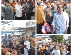 Danrem 043/Gatam Bersama Pangdam II/Swj Pastikan Kegiatan Presiden Joko Widodo Dipasar Natar Berjalan Dengan Lancar