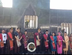 Kapolres Toba Pimpin Upacara Peringatan Gugurnya Pahlawan Nasional Sisingamangaraja XII