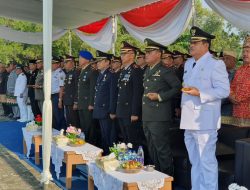 Lapas Gunung Sugih Hadiri Upacara Hari Bhayangkara Ke-77 Suprihadi : Semoga Polri Semakin Profesional dan Maju