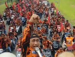 Ribuan Massa Organisasi Pemuda Pancasila Kab.Bekasi Gelar Aksi Damai di Depan PT. TBINA