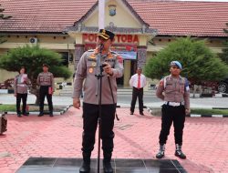 Hindari Dan Jauhi Narkoba, Kapolres Toba : Saya Akan Tindak Tegas Bagi Personil Yang Terlibat