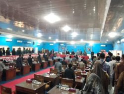 Bupati -Empat Lawang DR.H.Joncik Muhammad, S,.Si.,SH.,MM.MH.Sampaikan RKUA dan RPPAS pada Pembukaan Rapat Paripurna