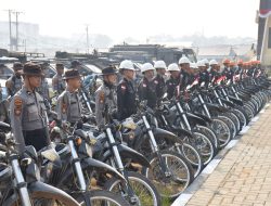 Kubu Raya KalbarSiap Menghadapi Karhutla Brimob Kalbar Ikuti Apel Gelar Pasukan