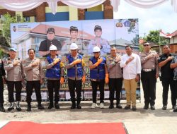 Kapolda Bali Letakan Pondasi Dasar Pembangunan Asrama dan Poliklinik Polres Badung