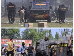 Pastikan Kesiapan Anggota Jelang Pemilu 2024, Polres Madiun Gelar Latihan Sispamkota