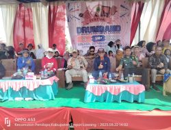 Camat Sapardina Joli S.Sos.Kp Hadiri Giat Festival Droumband tinggkat SD ,SMP ,Mts ,SMA ,SMK Sekabupaten Empat Lawang