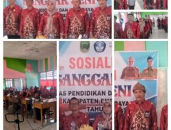Sosialisasi Sanggar seni Acara Resmi  Di Buka Kepala Dinas Pendidikan Bapak Drs.Jon Heri Tahun 2023