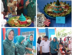 Lomba dalam rangka HUT Ke-78 RI di Tebing Tinggi ditutup dengan Lomba Fashion Show Bernuasa Merah Putih dan Tumpeng Warna Biru Merah