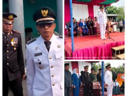 Dirgahayu Hut RI Ke-78 Sebagai Bentuk Nasionalisme Kemerdekaan Pengibaran Sangsaka Merah Putih Di Lapangan Merdeka Kecamatan Pendopo