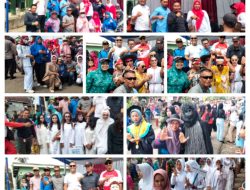 Camat Pendopo Barat ikuti Giat karnaval di Desa Muara Lintang Baru Kecamatan Pendopo Barat