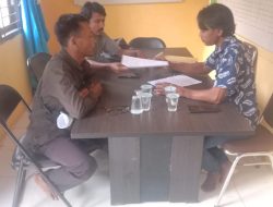 SANGGAHAN MASYARAKAT SINTUBAN MAKMUR KEPADA BAKAL CALON KEUCHIK TENTANG PERTANGGUNG JAWABAN BUMDES/BUMK