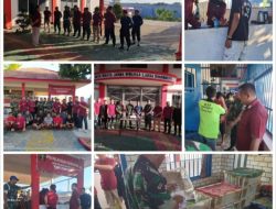 Penggeledahan Blok Hunian di Lembaga Pemasyarakatan Kelas IIB Gunung Sugih bersama Kodim 0411