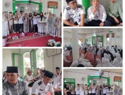 Pengajian rutin bulanan antar Desa se Kecamatan Pendopo di Desa Tanjung Baru