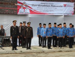 Mewakili Kapolres Toba, Kabag Sumda Bersama Forkopimda Hadiri Upacara Hari Kesaktian Pancasila