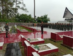Kenang Jasa Pahlawan, Dandim 0210/TU Gelar Ziarah Ke Makam Pahlawan Tarutung