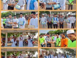 Gempar, Ratusan Warga Binaan Lapas Gunung Sugih Peringati Hari Santri Nasional