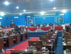 Paripurna dari Praksi DPRD  Empat Lawang setujui Nota Kuangan Tahun 2024