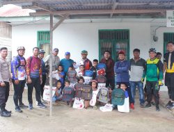 Gowes Santai Kamtibmas Dan Baksos Kapolres Toba Bersama Jajarannya