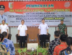 Pejabat Bupati Tulang Bawang Drs Qudlatul Ikwan MM Agar Semua Kepala Kampung  Yang Dilantik Dalam Masa nya Baik Baik