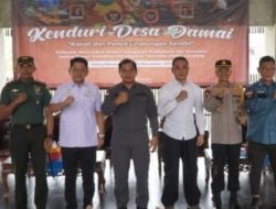 Pejabat Bupati Tulang Barat Menghadiri Kenduri Desa Damai Dalam Pencegahan Radikalisme